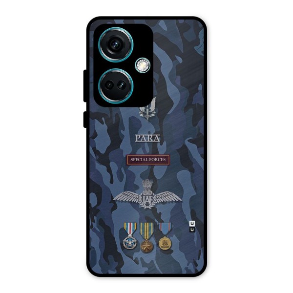 Special Forces Badge Metal Back Case for OnePlus Nord CE 3 5G